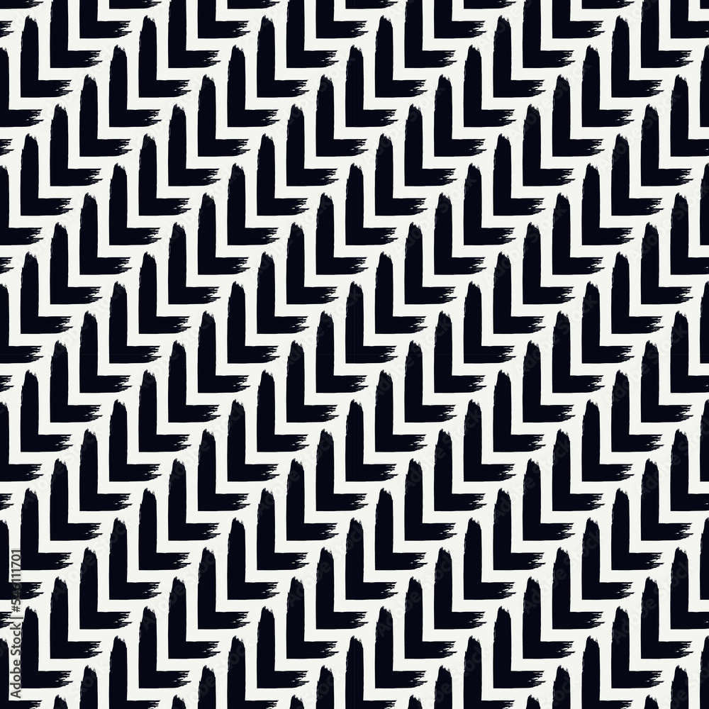 Paint brush seamless pattern. Freehand grunge design background. Diagonal parquet tile flooring motif ornament Paint brush seamless pattern. Freehand grunge design background. Diagonal parquet tile flooring motif ornament