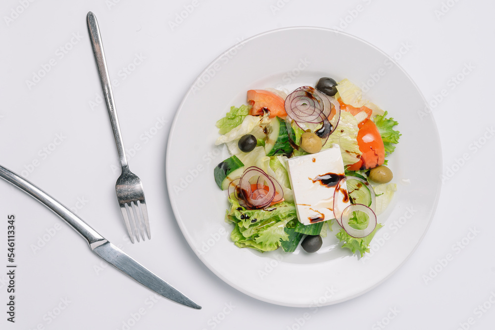 salad with shrimps and vegetables salad with shrimps and vegetables