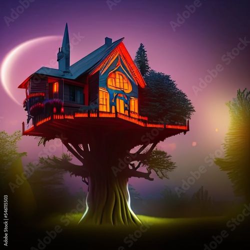 enchanted fairy tale treehouse
