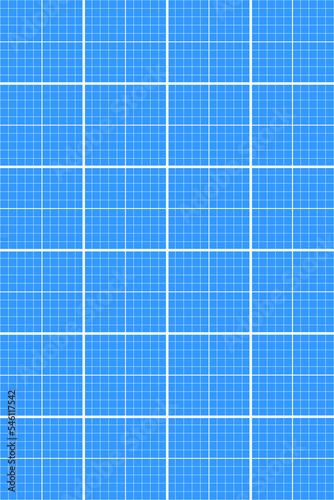 Blueprint grid vertical background. Checkered template for notebook worksheet  memos  drafting  plotting  mechanics schemes  cutting mat  engineering or architecting measuring