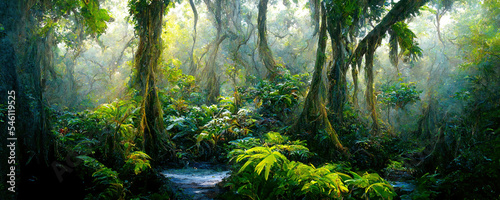Enchanted tropical rain forest © Ricardo Nóbrega