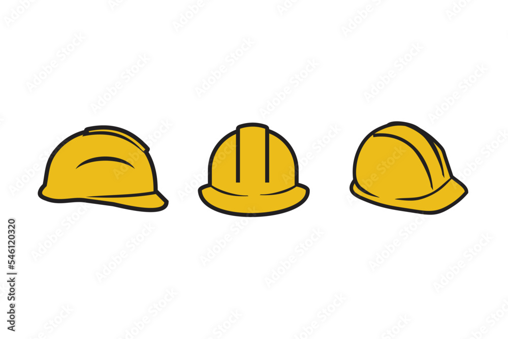 safety helmets vector