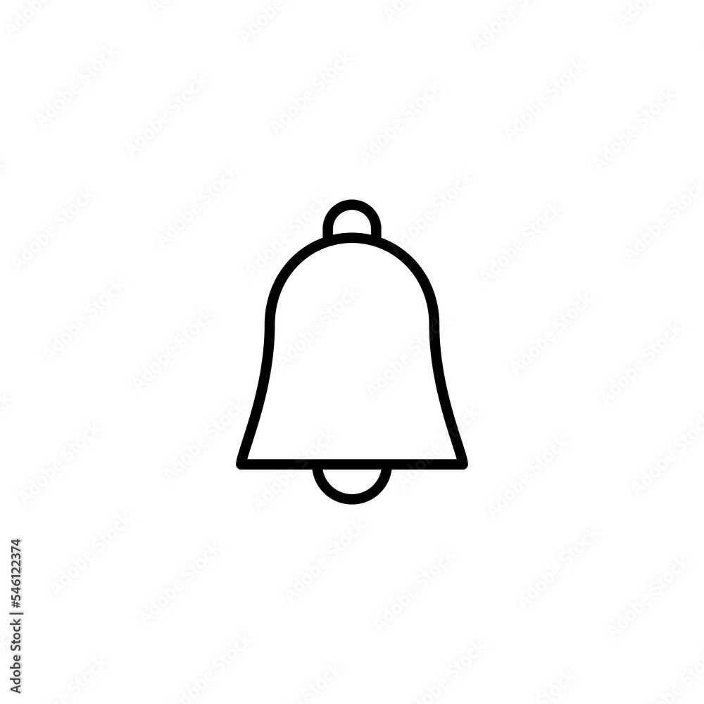 Bell Icon vector illustration. Notification sign and symbol for web site design Bell Icon vector illustration. Notification sign and symbol for web site design
