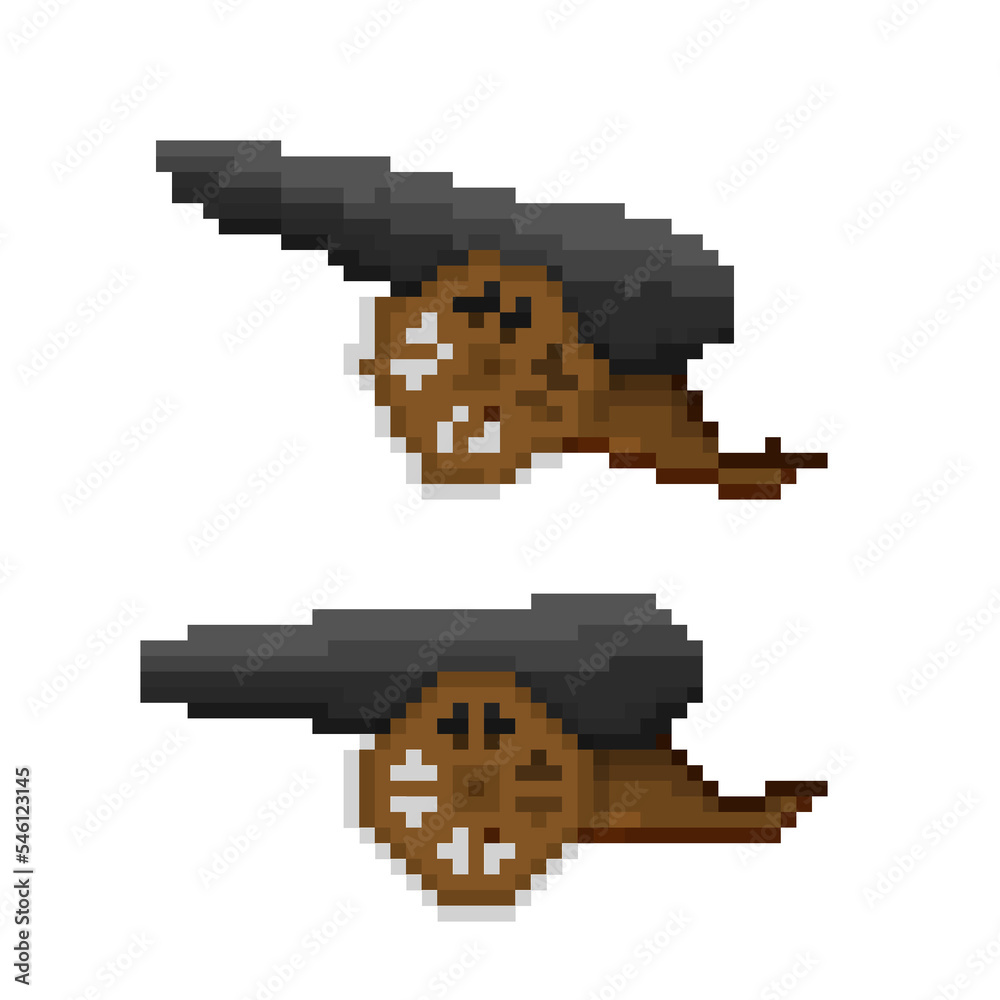 Field gun cannon artillery pixelart concept icon illustration Field gun cannon artillery pixelart concept icon illustration