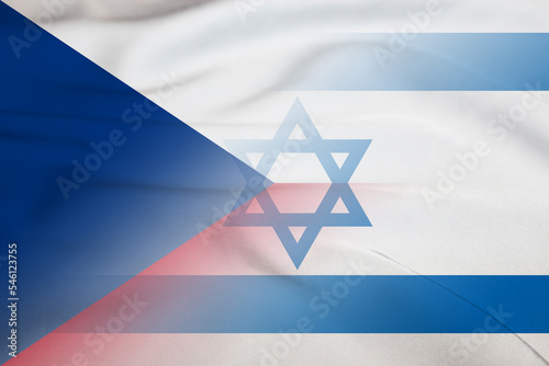 Czech Republic and Israel state flag international relations ISR CZE