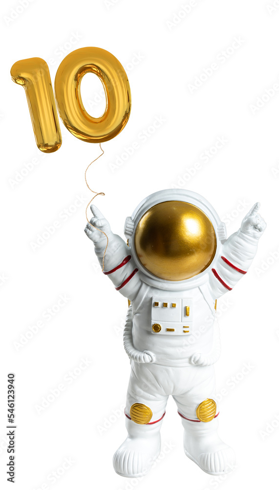 Astronaut Balloon Number `0