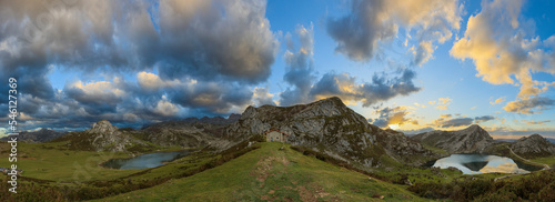 Lakes of Covadonga at Peaks of Europe National Park, Asturias, Spain