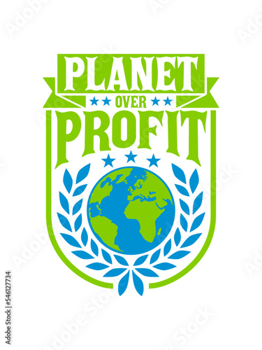 planet over profit Zitat 