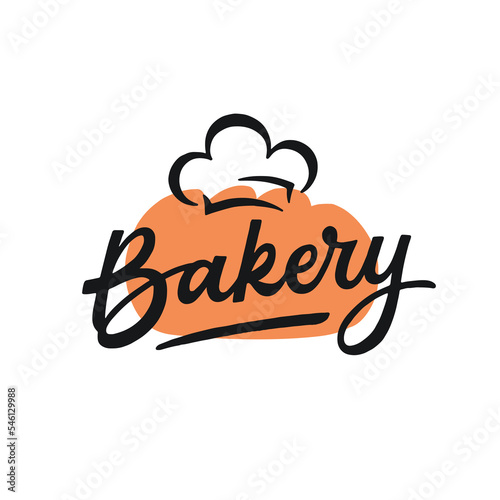 Bakery bread and pastry design logo template