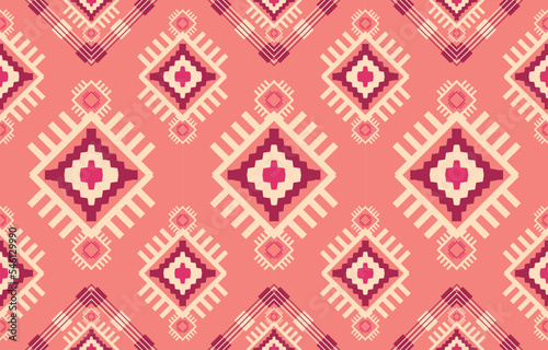 Navajo native american fabric seamless pattern,geometric tribal ethnic traditional background, design elements, design for carpet,wallpaper,clothing,rug,interior,embroidery vector illustration.