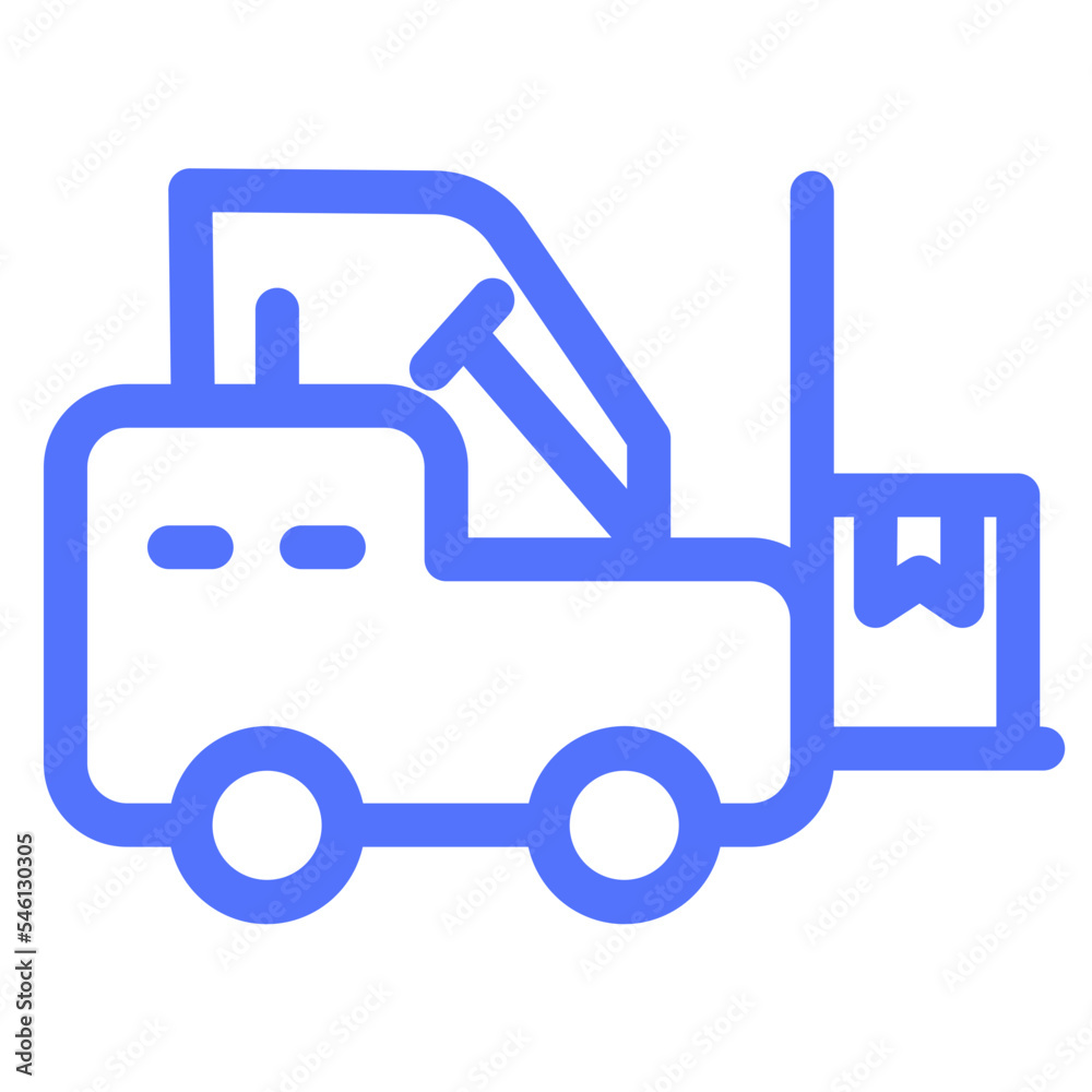 Delivery Forklift Logistic Shipping Transport Icon Delivery Forklift Logistic Shipping Transport Icon