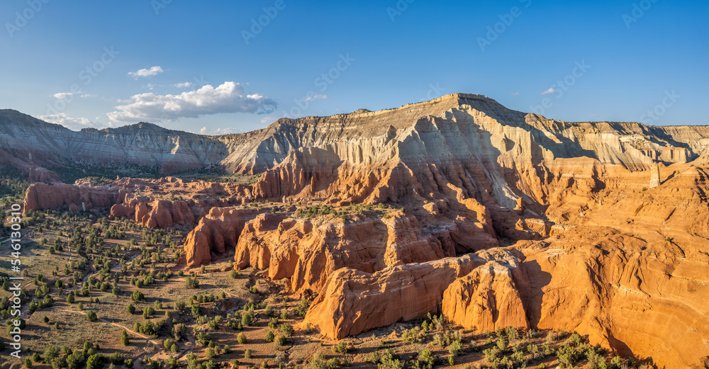 Evening view of the Angel's Palace and Grand Parade trail at Kodachrome Basin State Park - Utah