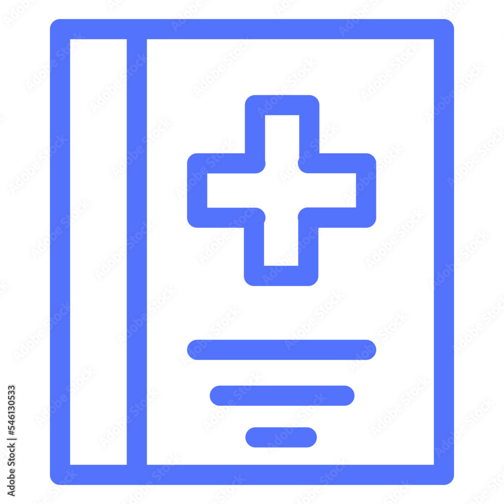 Document File Medical Icon Document File Medical Icon