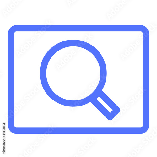 Glass Magnifier Page Search Seo View Icon