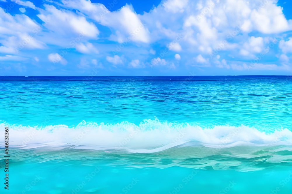 青い海と白い砂浜 青い海と白い砂浜