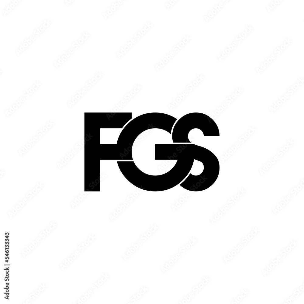 fgs letter initial monogram logo design fgs letter initial monogram logo design