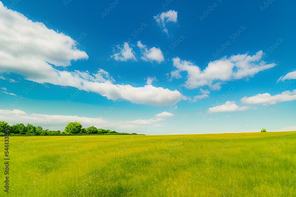 草原と地平線