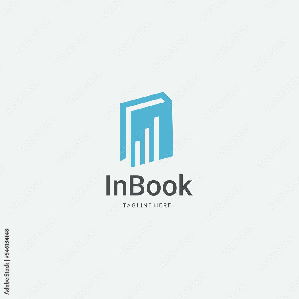 simple and modern business and book logo design template simple and modern business and book logo design template