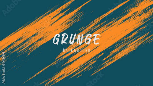 Abstract Orange Grunge Scratch Texture In Dark Background