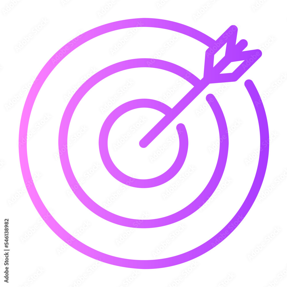 target gradient icon target gradient icon