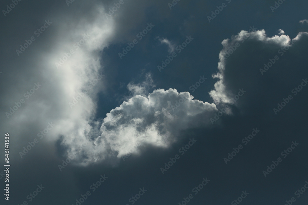 clouds in the blue sky clouds in the blue sky