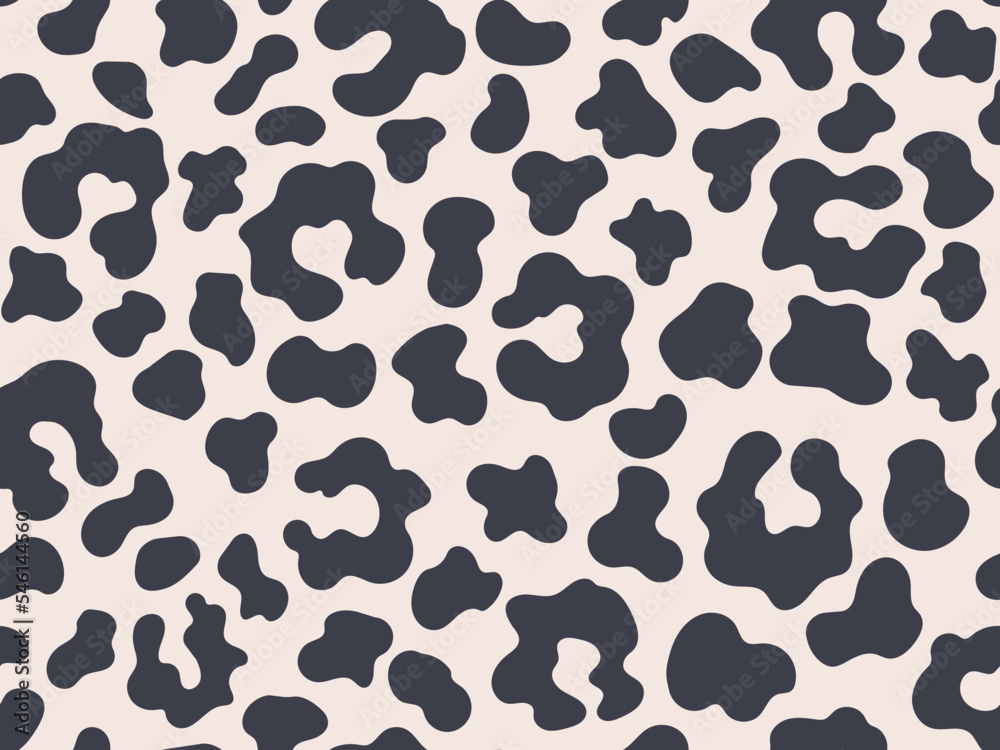Monochrome leopard surface design with grey spots on beige vector illustration. Hand-drawn animal skin texture by muted colors. Neutral natural print for home dor and textile vector Monochrome leopard surface design with grey spots on beige vector illustration. Hand-drawn animal skin texture by muted colors. Neutral natural print for home dor and textile vector