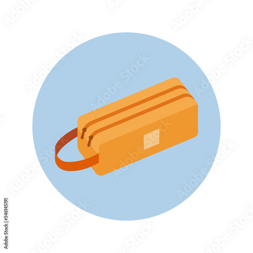 School pencil case design. Vector illustrations for prints, stickers, invitation cards, web design, blogs, social media, and more.