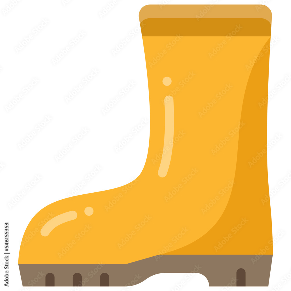 Fototapeta premium boot flat icon