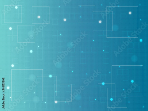 Cyber ​​background material (blue)