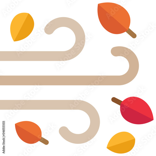 wind flat icon