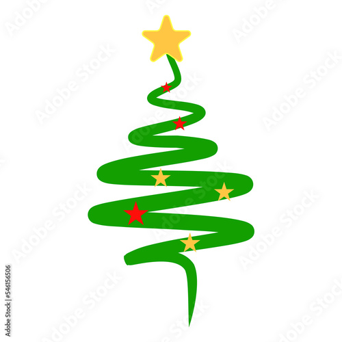 Christmas decorated tree