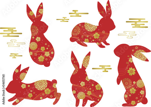 うさぎ アドビストックのデザイン かべいろ Com おしゃれ壁紙リフォーム貼り替え オリジナルインクジェット壁紙