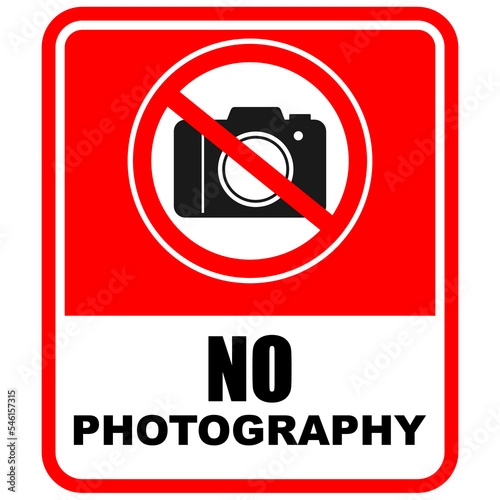No, Photography, sticker vector