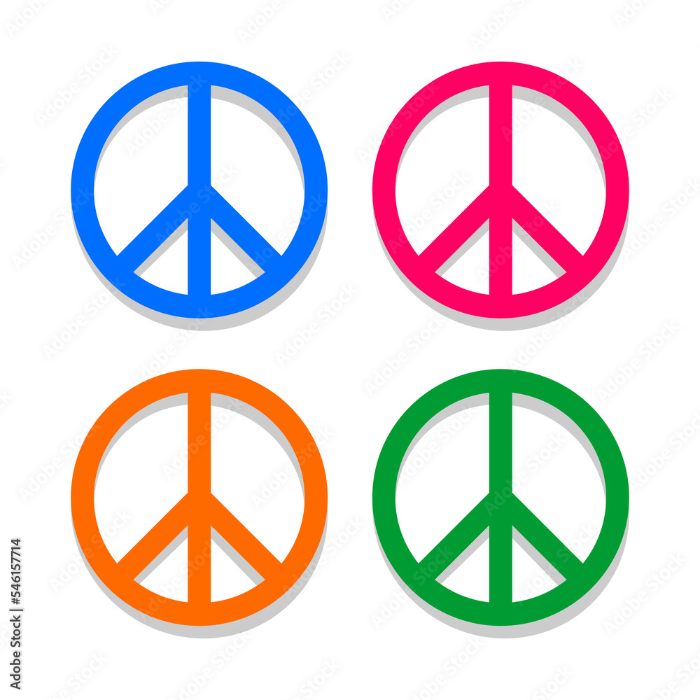 Peace Symbol Vector Icon. Peace icon. peace sign. Peace Illustrations isolated on white background. freedom symbol. Peace Symbol Vector Icon. Peace icon. peace sign. Peace Illustrations isolated on white background. freedom symbol.