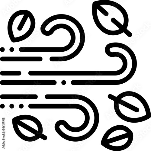 wind line icon