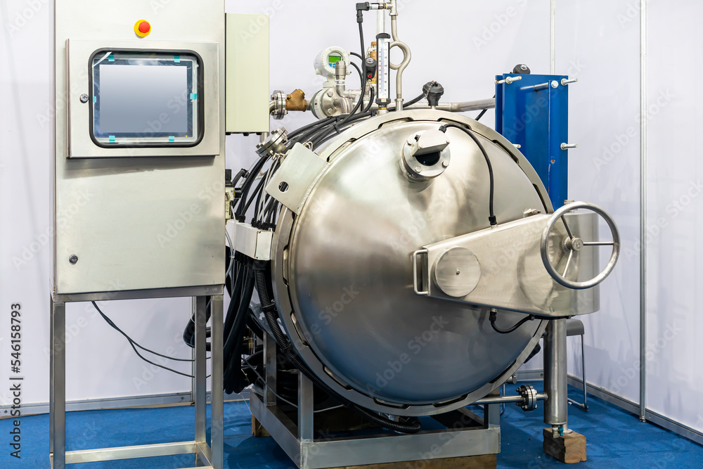 Automatic autoclave retort sterilization in food industry for manufacturing process and plc electric control touch screen panel Automatic autoclave retort sterilization in food industry for manufacturing process and plc electric control touch screen panel