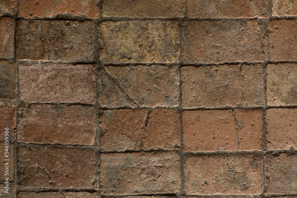 Obraz premium Old Brickwork Texture. Ancient Brick Wall.
