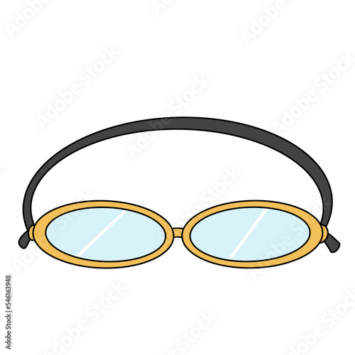 swimming goggles illustration