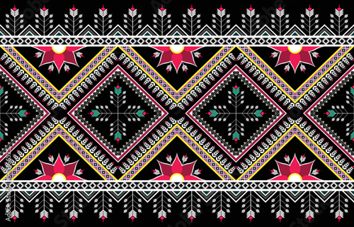 Abstract ethnic geometric pattern vector. Native African American Mexican Aztec motif and bohemian pattern vector elements. designed for background, wallpaper, print, wrapping,tile.vector Aztec motif 