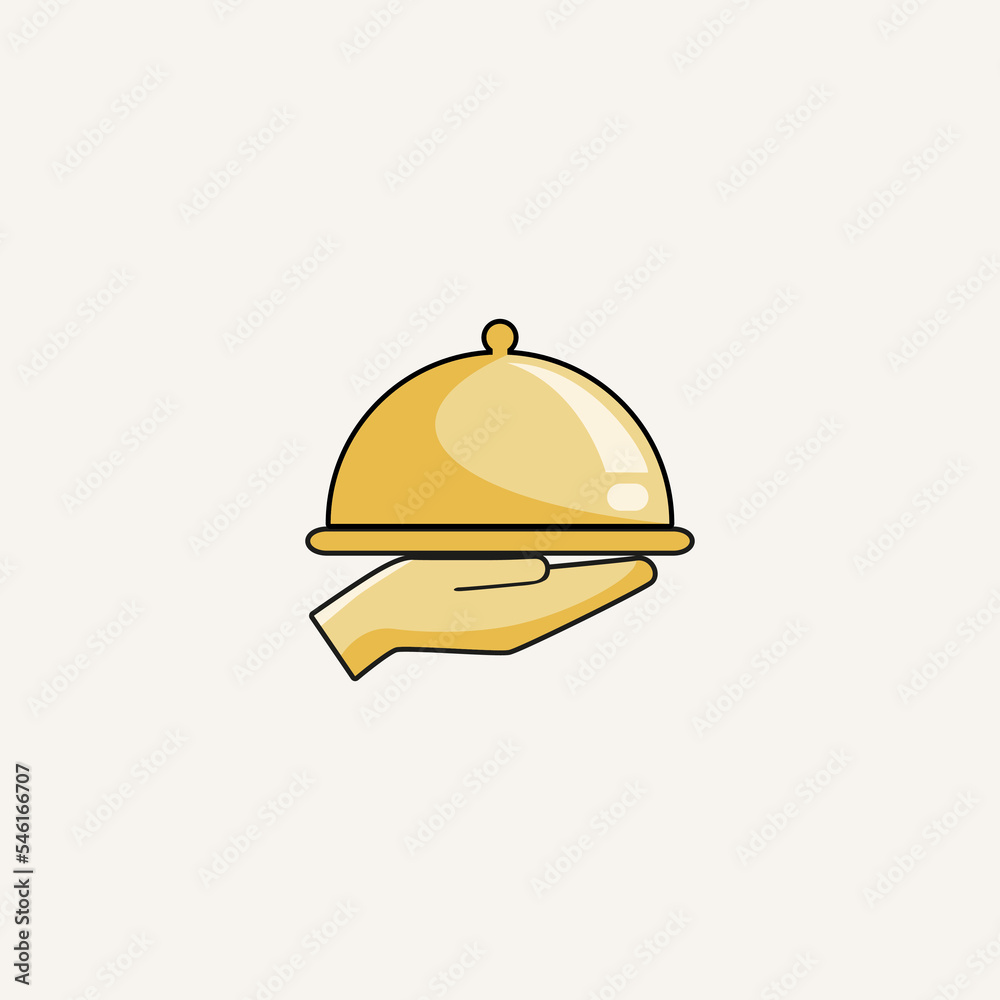 vector illustration of a food tray for an icon, symbol or logo. suitable for restaurant logos, canteens or other places to eat vector illustration of a food tray for an icon, symbol or logo. suitable for restaurant logos, canteens or other places to eat