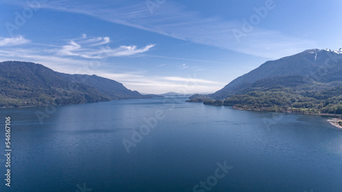 lake and mountains south of Chile