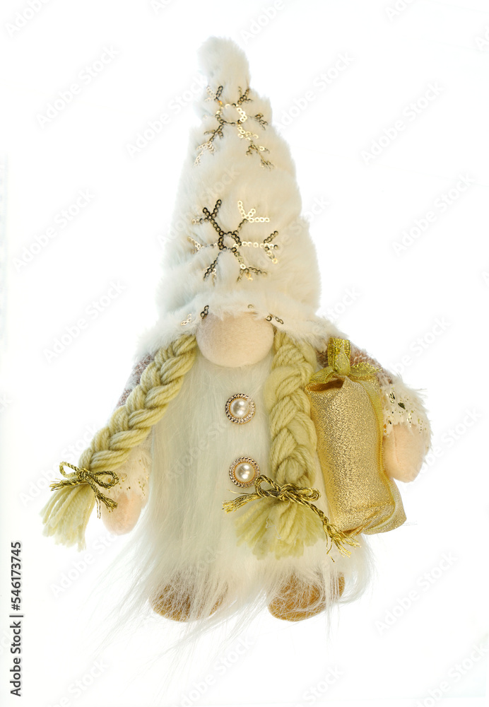 holiday gnome santa isolated on white background holiday gnome santa isolated on white background