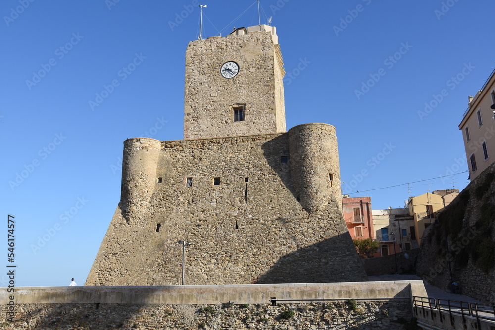 Norman Swabian Castle in Termoli on a sunny day, Molise, Italy