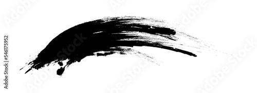 筆の筆跡。筆で描かれたライン。正月素材。和風素材。