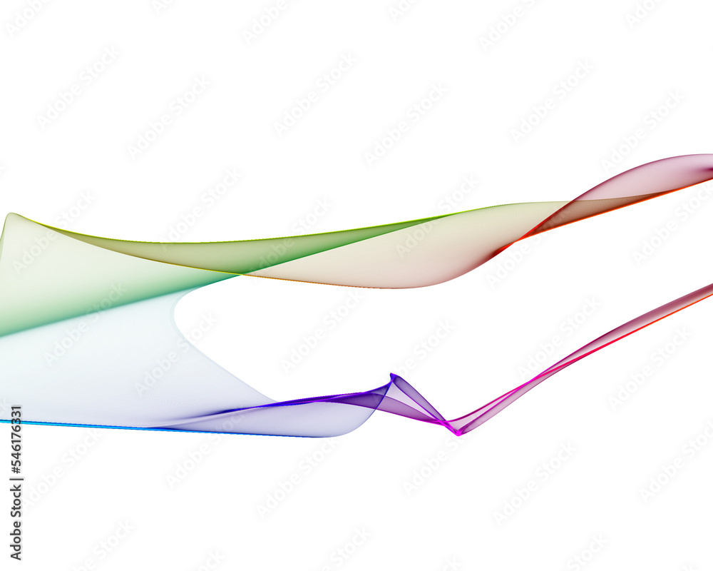 Naklejka premium colorful fractal graphic overlay