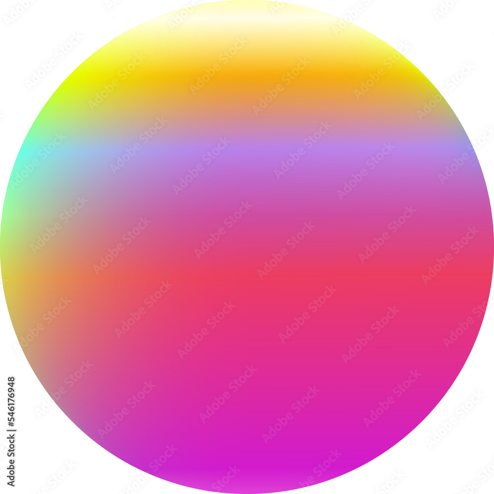 Circle ball fantasy rainbow sphere for decorative web backgrounds banner sticker label backdrop