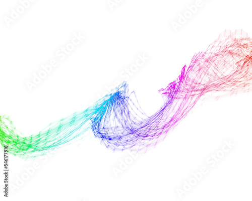 simple colorful fractal grapich overlay PNG