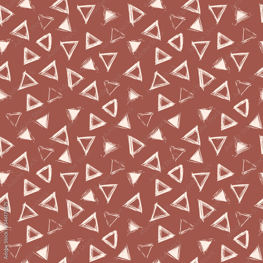 Triangles hand draw seamless vector pattern. Seamless pattern for wallpaper, pattern fills, web page background, surface textures. Triangles hand draw seamless vector pattern. Seamless pattern for wallpaper, pattern fills, web page background, surface textures.