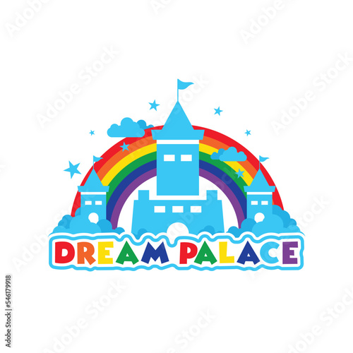 Fotografia dream palace vector graphic element