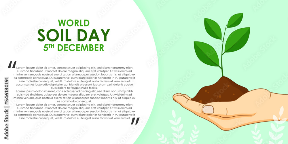Vector illustration of World Soil Day Vector illustration of World Soil Day